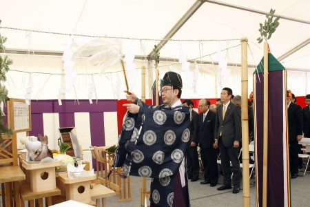 地鎮祭会場