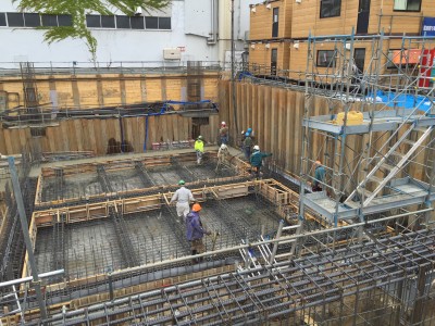 写真2.基礎工事の状況①
