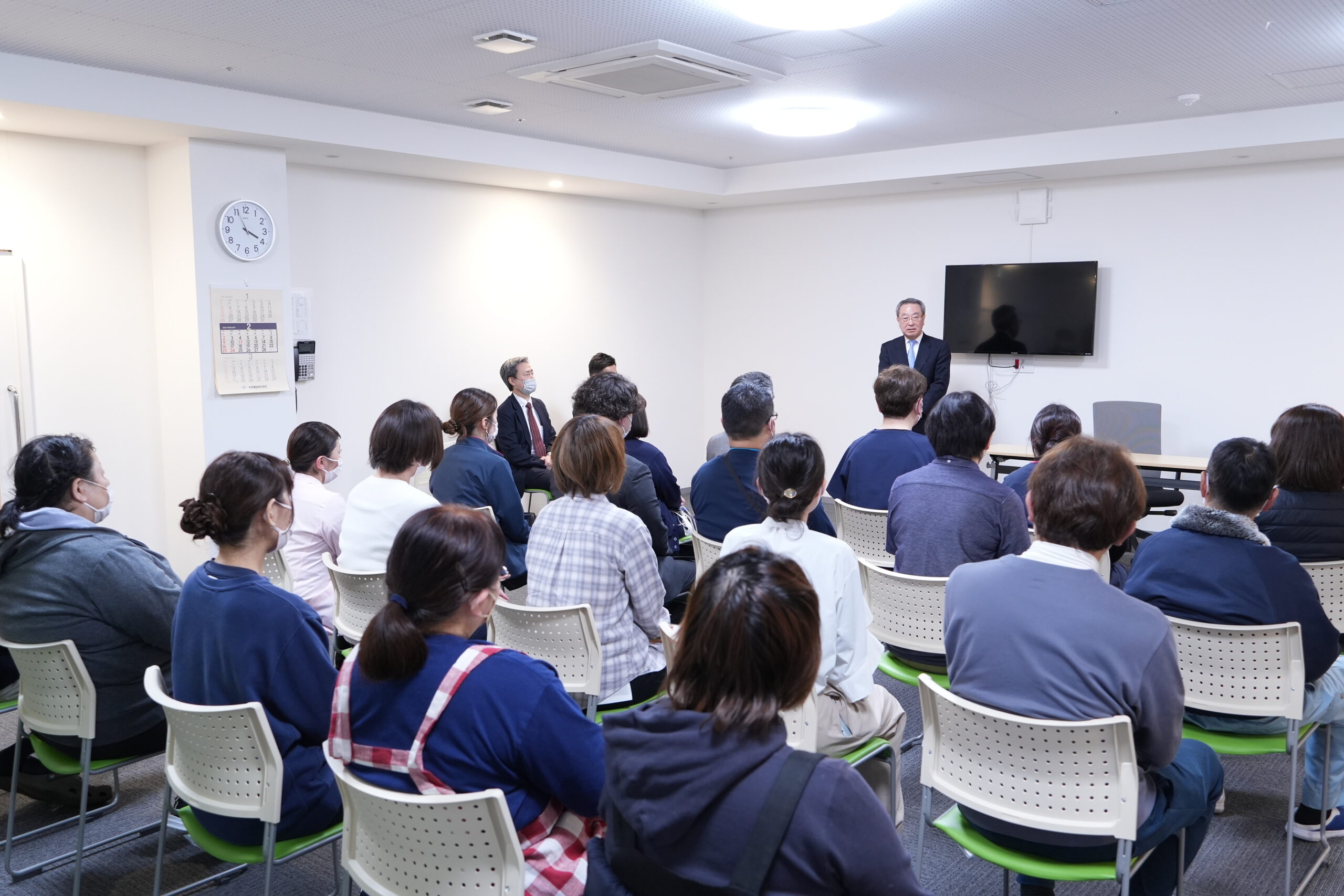 谷内理事長「特別養護老人ホームふじの」訪問