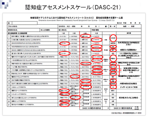 認知症アセスメントスケール（DASC-21）